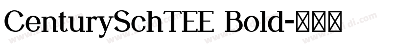 CenturySchTEE Bold字体转换 CenturySchTEE Bold字体转换